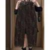 Jeans Estilo Chino Otoño 2025 para Mujer Nuevos Casuales Tie-Dye Pantalones de Guadaña Sueltos Adelgazantes de Pierna Ancha Largo Hasta el Suelo Modernos