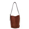 Bolso de mujer de gran capacidad 2026, bolso de mujer de nuevo estilo, bolso cruzado versátil, bolso tote, bolso de hombro texturizado, bolso tipo cubo