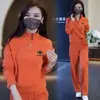 Conjunto de Roupa Esportiva Casual para Primavera e Outono 2026 para Mulheres Nova Moda Estilo Coreano Solto Tamanho Grande Elegante Calça Longa Conjunto de Duas Peças