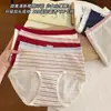 Calcinhas Femininas Cereja Doce com Renda Nova, Calcinhas Boxer 100% Algodão Antibacterianas com Forro 100% Algodão, Roupa Íntima Feminina 100% Algodão