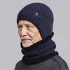Novo Chapéu para Pessoas de Meia-Idade e Idosas no Outono e Inverno, Design Quente e Confortável de Proteção para as Orelhas, Forro Espessado, Chapéu de Lã Tricotado Macio
