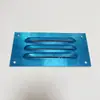 Ventilador de Rejilla de Acero Inoxidable Hierro Aleación de Aluminio Ventilación Pasante Campana Extractora Disipación de Calor Ventilación Placa de Rejilla Perforada a Prueba de Lluvia