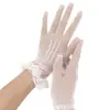 Guantes de Encaje de Malla Elástica Accesorios de Vestido de Novia Lolita Disfraces Guantes de Performance
