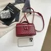 Nuevo Bolso Cruzado de Hombro Lujo Ligero Nicho Patrón Japonés Hombro Único Viaje Diario Moda Coreana Tejido Bolso Exquisito 2026 Bolso Cuadrado Otoño Mujer