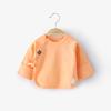 Ropa de media espalda para recién nacido algodón lana ropa Heshang ropa de otoño para bebé ropa para bebé recién nacido primavera y otoño para usar debajo verano top sin costuras