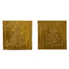 Manualidades de Tarjetas Especiales Tailandesas: Asiento de Loto Buda de Cuatro Caras, Material Metálico para Riqueza y Buena Fortuna, Portátil para Personas Mayores