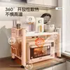 Prateleira de cozinha ajustável em altura para micro-ondas, rack de armazenamento expansível de bancada multifuncional para uso doméstico