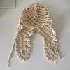 Gorro de Punto Hueco Jin Chen para Niños Primavera y Verano Nicho Tejido a Mano Transpirable Gorro Pullover Sombrero de Lana