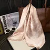 Pañuelo de Seda de Puntos, Estilo Coreano de Alta Gama Versátil Falso Seda 70cm Pañuelo Pequeño, Fajín Decorativo, Lazo para el Cabello, Pañuelo para la Cabeza, Pañuelo para el Cuello