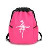 Bolsa de Dança para Alunos, Bolsa de Treino Portátil, Grande Capacidade, Mochila Moderna de Tecido Oxford Estampado para Crianças com Logo