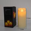Velas Eletrônicas Recarregáveis LED Decoração de Atmosfera de Halloween Adereços de Arranjo de Aniversário Velas com Controle Remoto Velas Simuladas