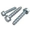 Parafusos autoatarraxantes, parafusos autoatarraxantes com flange hexagonal externo revestidos de zinco azul e branco, parafusos autoatarraxantes de alta resistência anti-afrouxamento autoblocantes para concreto