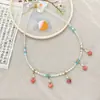 Dinastía Han, Cuello Tan, Collar con Borla de Perlas, Nuevo Cheongsam Chinoiserie, Estilo Antiguo, Estilo Nacional, Traje Antiguo, Accesorios con Elementos Han