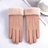 Guantes con Pantalla Táctil para Mujer, Versátiles para Otoño e Invierno, Cálidos y Forrados de Felpa, Adecuados para Estudiantes, Ciclismo al Aire Libre y Deportes, Se Pueden Usar para Pantallas Táctiles en Invierno