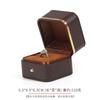 Caja de joyería Kaituo con borde dorado, caja para anillos, colgantes, pulseras de piel PU con esquinas redondeadas, caja de embalaje para joyería, al por mayor, en stock