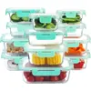 Tazón de Vidrio Caja Conservadora de Frescura Vidrio de Borosilicato Alto Lonchera Uso Estudiantil Calentable Refrigerable Directo de Fábrica Vidrio de Borosilicato Alto