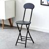Silla plegable, taburete, silla portátil para exteriores, respaldo simple, silla de entrenamiento, hogar, dormitorio de estudiantes, taburete redondo simple