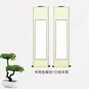 Rollo en Blanco Encuadernación Completa de Seda Cuatro Pies Doble Panel Papel Xuan Rollo Pintura en Rollo Rollo Caligrafía Pintura China Pareados Rollo Colgante de Cuatro Paneles Rollo Vertical