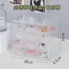 Caja de Joyería Transparente Pendientes Pendientes Caja de Almacenamiento de Joyería Collar de Perlas Perlas Joyería Caja de Almacenamiento de Rejilla de Nueve Cuadrados