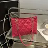 Bolso de Hombro Casual Personalizado de Gran Capacidad Verano 2024 Popular Cuadros Bolso de Cadena Versátil Bolso Cruzado de Moda Bolso de Hombro