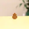 Ábaco Tallado de Palo de Rosa Calabaza Agujero Pasante Accesorios Llavero DIY Accesorios para Cadena de Teléfono Pulsera Cuentas Espaciadoras Decoraciones
