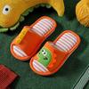 Pantuflas de lino de dinosaurio para niños, de mujer, primavera y otoño 2002, para las cuatro estaciones, casa, suela suave, dibujos animados, para padres e hijos, de algodón y lino, venta al por mayor