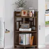 Armário de canto, prateleira de canto de parede, armário de canto multicamadas para sala de estar, armário lateral de parede, armário de vinhos, armário de canto para quarto, estante de livros, armário de chá