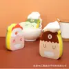 Esponja para lavar platos estropajo de cocina cepillo toallita para cuencos lindo caricatura bloque de espuma de limpieza del hogar mágico