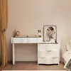 2026 Nuevo Tocador de Madera Maciza Dormitorio Simple Moderno Pequeño Estilo Crema Mesita de Noche Mesa de Maquillaje Tocador Gabinete Integrado