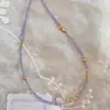 Accesorios de Collar de Perlas Naturales para Mujer, Cadena para Clavícula con Perlas de Circonita en Capas de Verano, Joyería de Cuello de Lujo Ligero de Nicho de Gama Alta