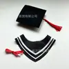 Bata de Doctor para Muñeca de 30cm Set de Sombrero de Doctor y Certificado Juguete de Peluche Muñeca Ropa de Doctor Sombrero Regalo de Graduación