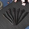 Horquillas Retro, Accesorios para el Cabello Estilo Traje Antiguo, Horquillas de Sándalo Negro, Accesorios para el Cabello Estilo Nacional, Horquillas de Paso, Venta al por Mayor de Joyería