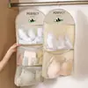 Organizador de calcetines, perfecto para dormitorios y armarios: bolsa de malla colgante para ropa interior y calcetines, organizador de almacenamiento de mesita de noche