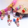 Accesorios para Rastas Adornos para el Cabello Cintas para el Cabello Pinzas para el Cabello Aleación Esmalte Accesorios DIY Colgantes Broches para el Cabello Anillos para Trenzas de Niñas