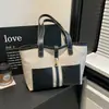 Bolso Tote de Lona Patchwork Estilo Nuevo 2026, Bolso de Mano de Alta Gama para Viajes Diarios, Diseño de Nicho, Maletín de Hombro de Gran Capacidad