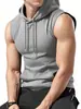 2026 Chaleco sin mangas de verano estilo americano para hombre, deportivo, de fitness, ajuste ceñido, versátil, moda, top para correr al aire libre