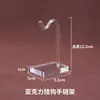 Estante de Exhibición de Pulseras Tao Estante para Joyería Estante de Almacenamiento para Pulseras y Collares Estante de Colocación de Pulseras de Cristal Wenwan Estante de Almacenamiento para Joyería