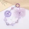 Ins Nuevo Colgante de Llavero con Lentejuelas y Lazo de Perlas para Funda de Teléfono Móvil Accesorios de Correa de Muñeca para Lanyard de Teléfono Móvil