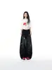 Jeans acampanados con estampado de estrellas retro americano para mujer, nueva colección primavera/otoño 2026, de cintura alta, corte holgado, transpirables, pantalones de pierna ancha