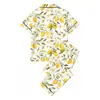 Ventas Directas de Fábrica Venta al por Mayor Transfronterizo Europeo y Americano Comercio Exterior temu202... Conjunto de Pijama de Manga Corta y Pantalón Largo de Abeja para Mujer