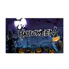 Tecido de Bandeira para Fundo de Banner Personalizado de Halloween 2026 90x150cm Decoração de Atmosfera para Jardim Bandeira Pendurada de Caveira