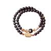 Pulseira de Cristal Fragrante Natural com Cinco Sutras, Estilo Levemente Luxuoso, Pulseira Unissex com Tema de Floresta, Atacado de Alta Qualidade