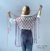 Lenço Estilo Boêmio Transfronteiriço Xale Roupa Tecida à Mão Decoração Borla Xale Suprimento para Exportação