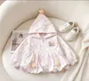 Nueva Chaqueta con Capucha para Bebé Niña Estampado Divertido por Todas Partes Chaqueta Ligera de Primavera para Bebé Ropa Exterior Linda para Niños