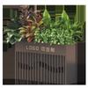 Jardineras Combinadas de Acero Inoxidable para Exterior para Divisiones de Calle Comercial, Estantes de Hierro para Flores para Oficinas de Ventas, Jardineras para Exterior