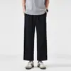 Pantalones Cortos de Estilo Americano para Hombre, Pantalones Casuales Rectos Sueltos de Pierna Ancha, Pantalones Grises de Primavera, Nuevo Modelo 2026