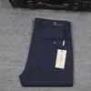 Calça Masculina Casual B Brand Primavera e Verão Fina de Liocel Business Reta de Algodão Penteado Longa Antirrugas