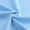 Tejido elástico de canalé 2x2 de 21 hilos, tejido elástico de canalé de algodón-spandex de 300 g, tejido de punto para puño de sudadera de otoño e invierno