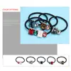 Pulsera de cuerda para el pelo linda europea y americana, doble propósito, anillo de pelo de cristal al por mayor, personalidad, todo a juego, simple, dulce, accesorios para el pelo, cuerda para atar
