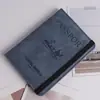 Funda de Pasaporte de Cuero de Alta Gama para Uso en el Extranjero, Funda de Pasaporte Antirrobo, Funda de Documentos Multicapa Multifuncional